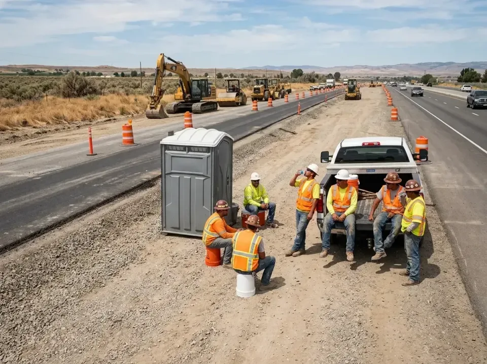 highway-road-construction-crew-007 — frequently asked questions, Porta Potty and Restroom Rentals in Valle Vista, AZ